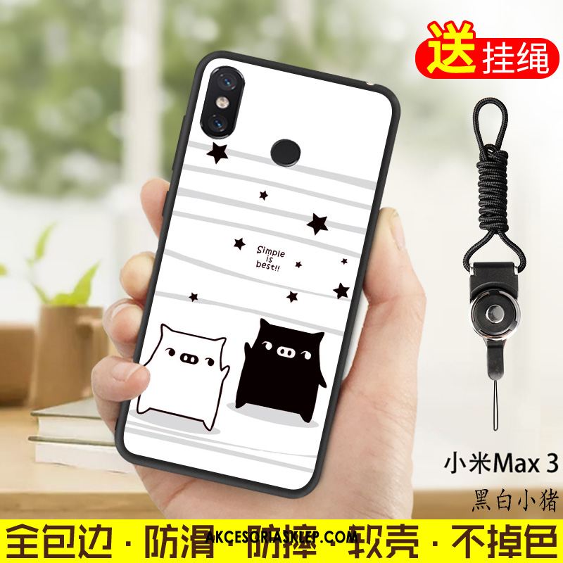 Futerał Xiaomi Mi Max 3 Zielony Ochraniacz Wiszące Ozdoby Telefon Komórkowy Anti-fall Etui Tanie