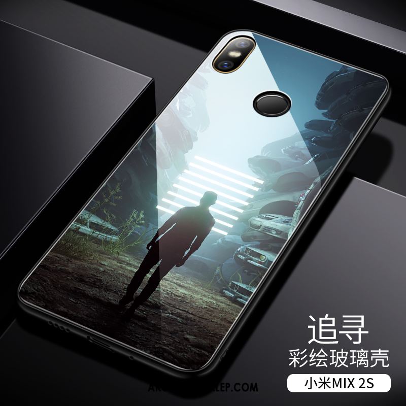 Futerał Xiaomi Mi Mix 2s Ochraniacz Anti-fall Telefon Komórkowy Szkło Hartowane Osobowość Na Sprzedaż