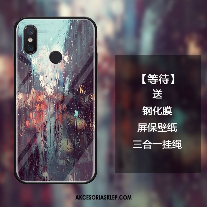 Futerał Xiaomi Mi Mix 3 Czarny Osobowość Szkło Telefon Komórkowy Anti-fall Pokrowce Sprzedam