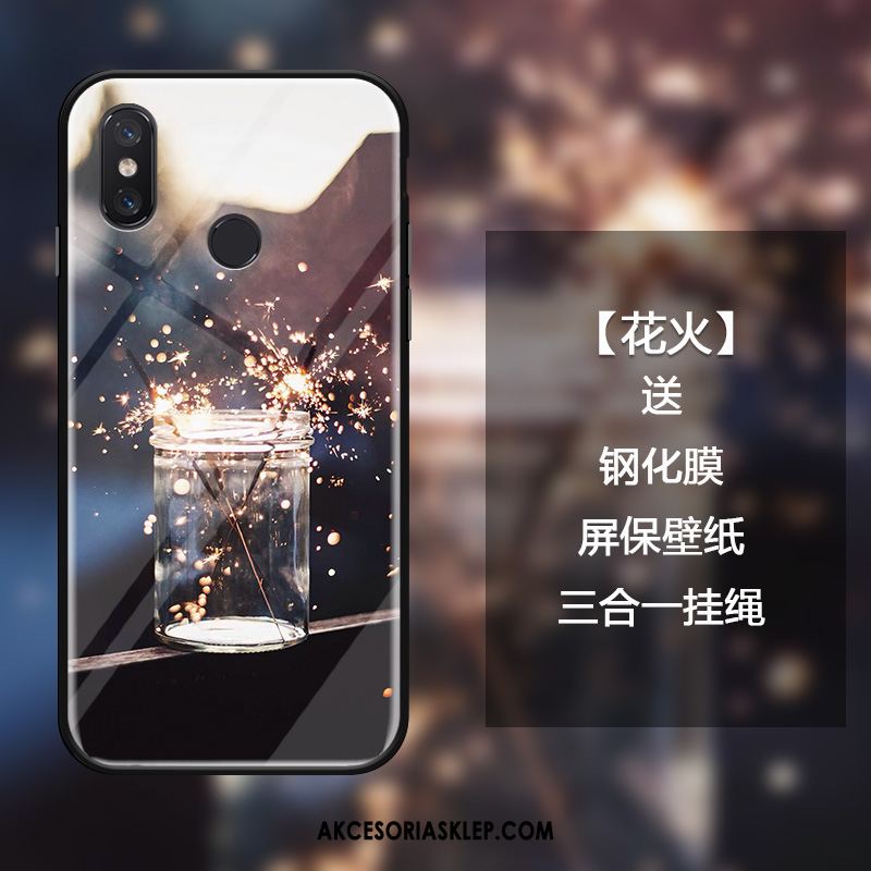 Futerał Xiaomi Mi Mix 3 Czarny Osobowość Szkło Telefon Komórkowy Anti-fall Pokrowce Sprzedam