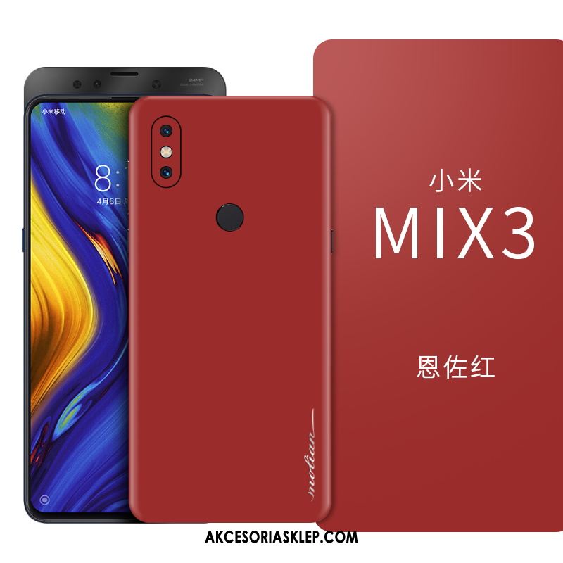 Futerał Xiaomi Mi Mix 3 Osobowość All Inclusive Cienkie Wysoki Koniec Czerwony Netto Pokrowce Sprzedam