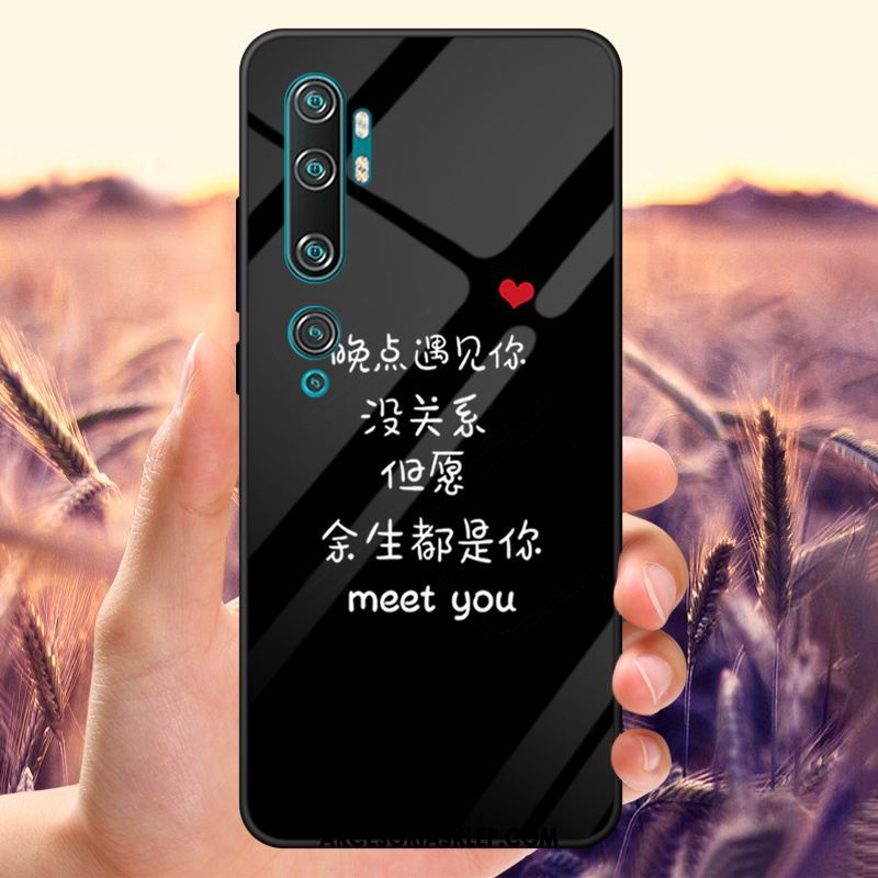Futerał Xiaomi Mi Note 10 Dostosowane Zakochani Mały Szkło Hartowane Zielony Tanie