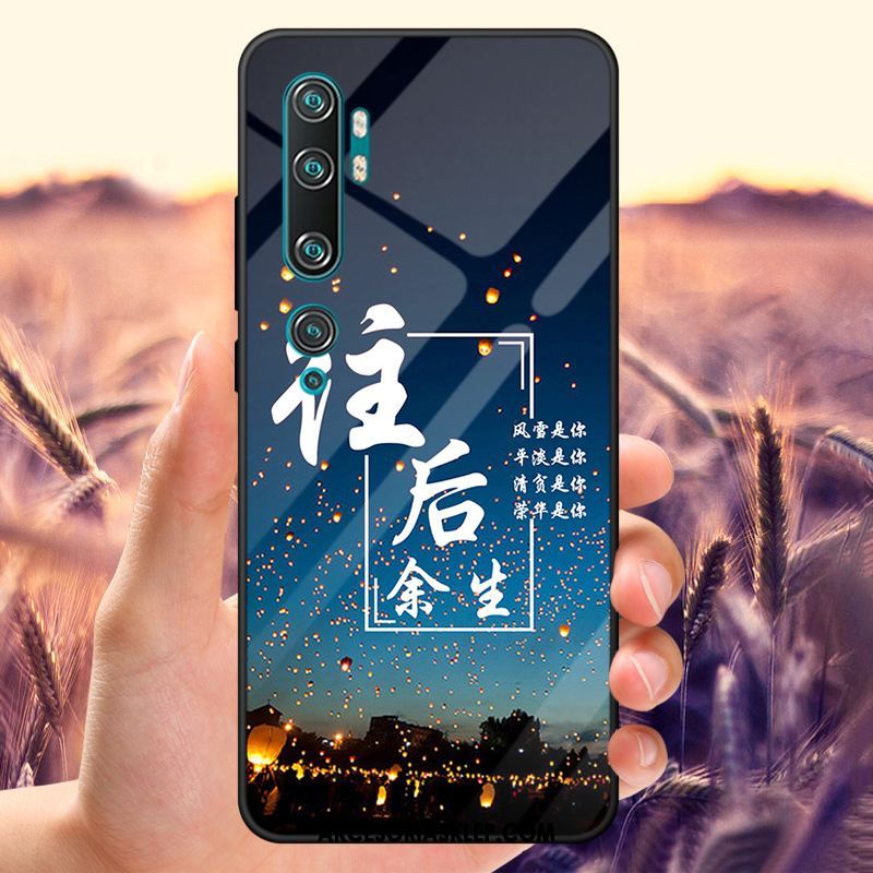 Futerał Xiaomi Mi Note 10 Dostosowane Zakochani Mały Szkło Hartowane Zielony Tanie