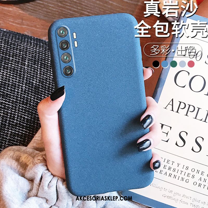 Futerał Xiaomi Mi Note 10 Lite Silikonowe Szary Ochraniacz Nubuku Niebieski Etui Tanie