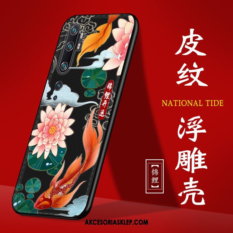 Futerał Xiaomi Mi Note 10 Mały Telefon Komórkowy Chiński Styl Relief Skóra Etui Sprzedam