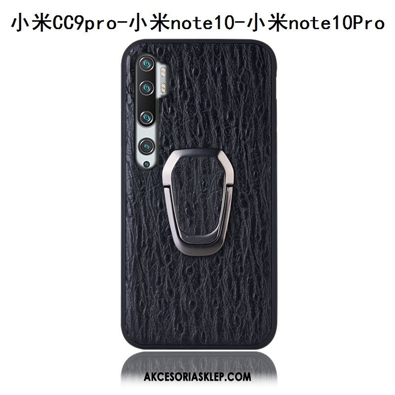Futerał Xiaomi Mi Note 10 Mały Tylna Pokrywa Anti-fall Ochraniacz Prawdziwa Skóra Etui Sklep