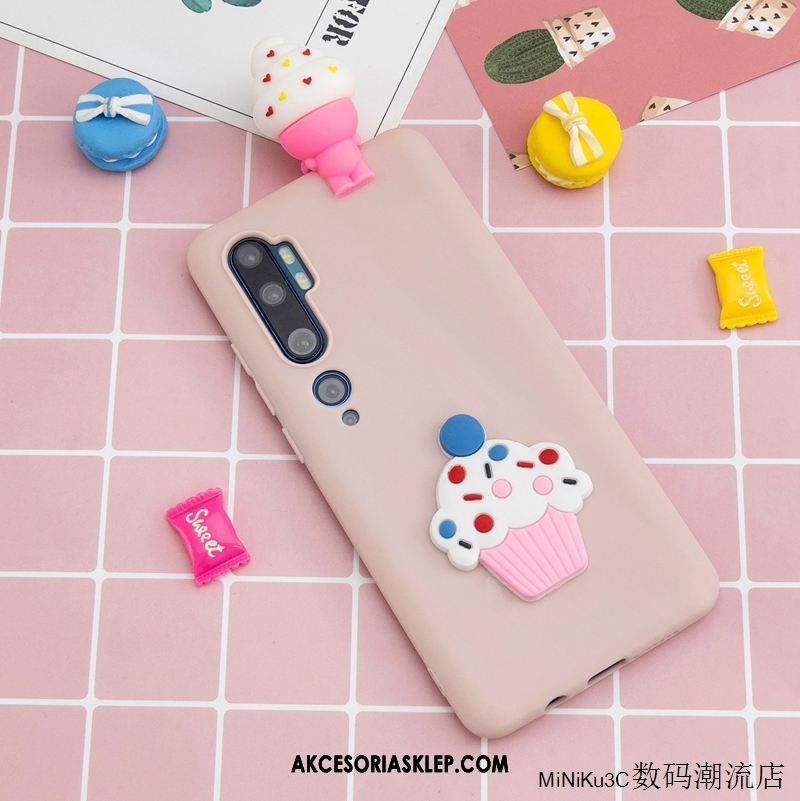 Futerał Xiaomi Mi Note 10 Telefon Komórkowy Silikonowe Kreskówka Mały Różowe Pokrowce Sprzedam