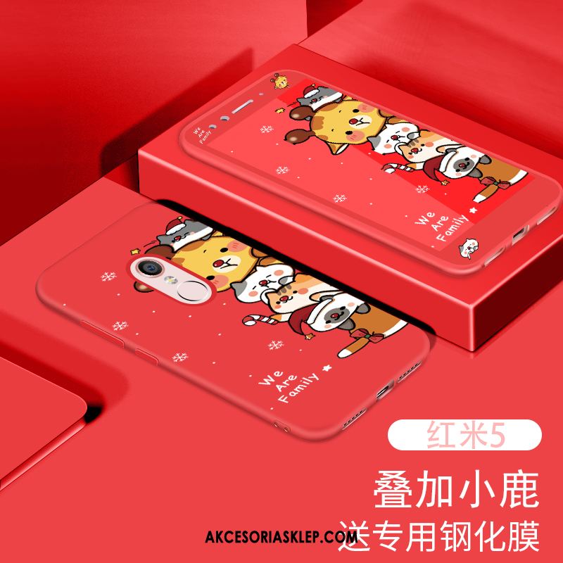 Futerał Xiaomi Redmi 5 Czerwony Anti-fall Telefon Komórkowy Ochraniacz Różowe Obudowa Sprzedam