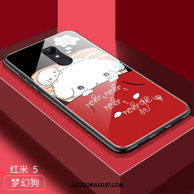 Futerał Xiaomi Redmi 5 Czerwony Telefon Komórkowy Filmy Tendencja Szkło Hartowane Etui Oferta