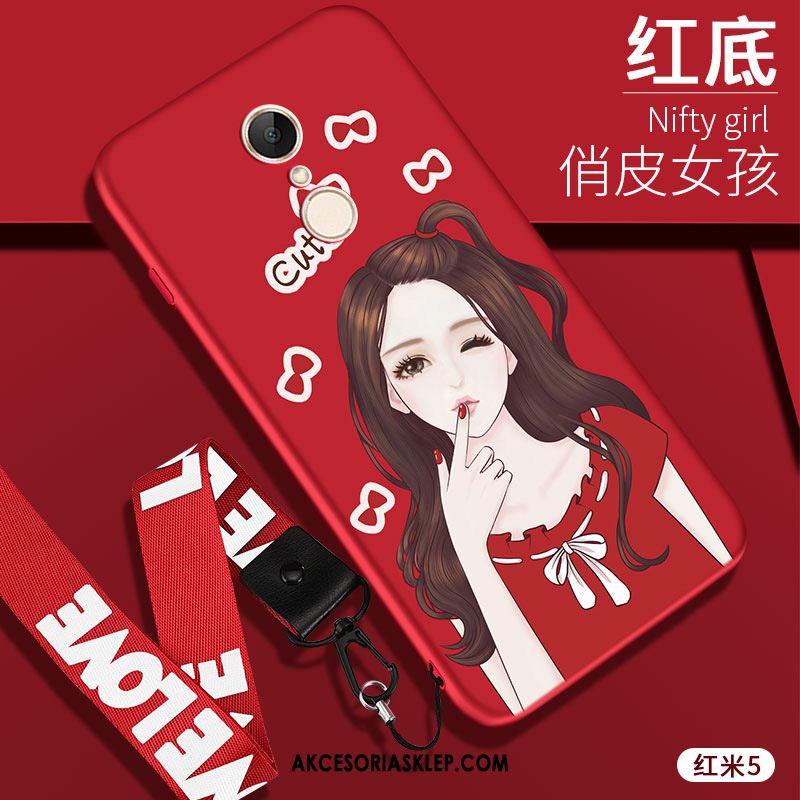 Futerał Xiaomi Redmi 5 Kreatywne Telefon Komórkowy Czerwony Mały Miękki Obudowa Sklep