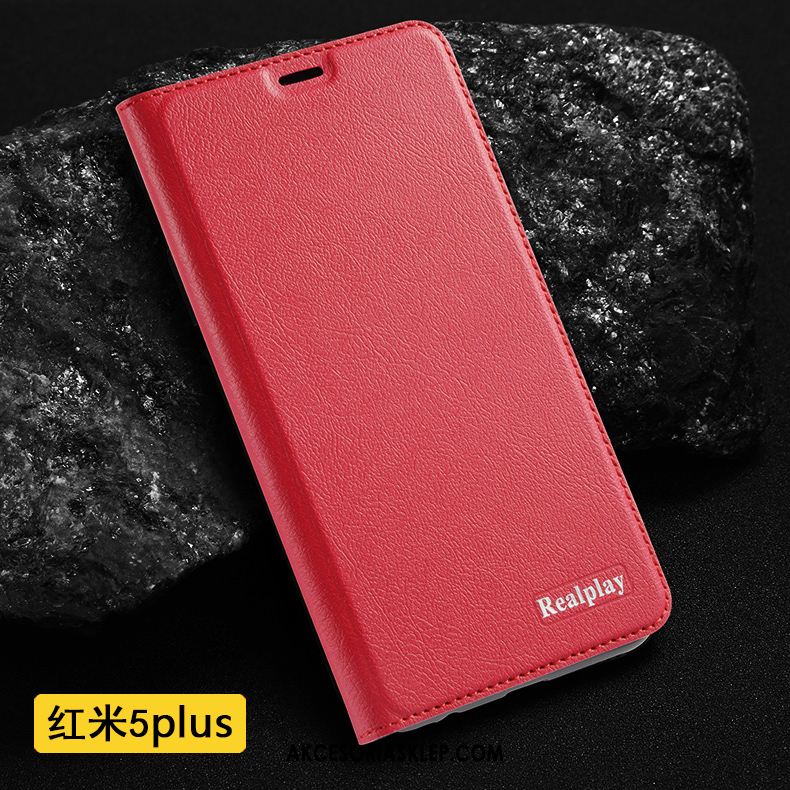 Futerał Xiaomi Redmi 5 Plus Ochraniacz Telefon Komórkowy All Inclusive Różowe Skórzany Futerał Etui Sklep