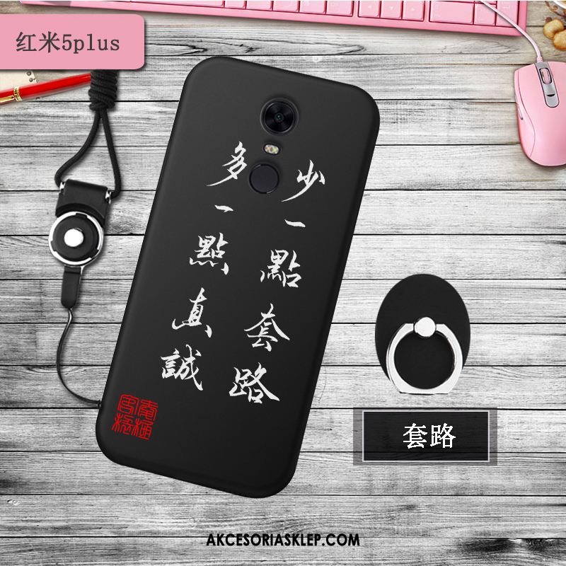 Futerał Xiaomi Redmi 5 Plus Silikonowe Nubuku Czerwony Miękki Anti-fall Obudowa Online