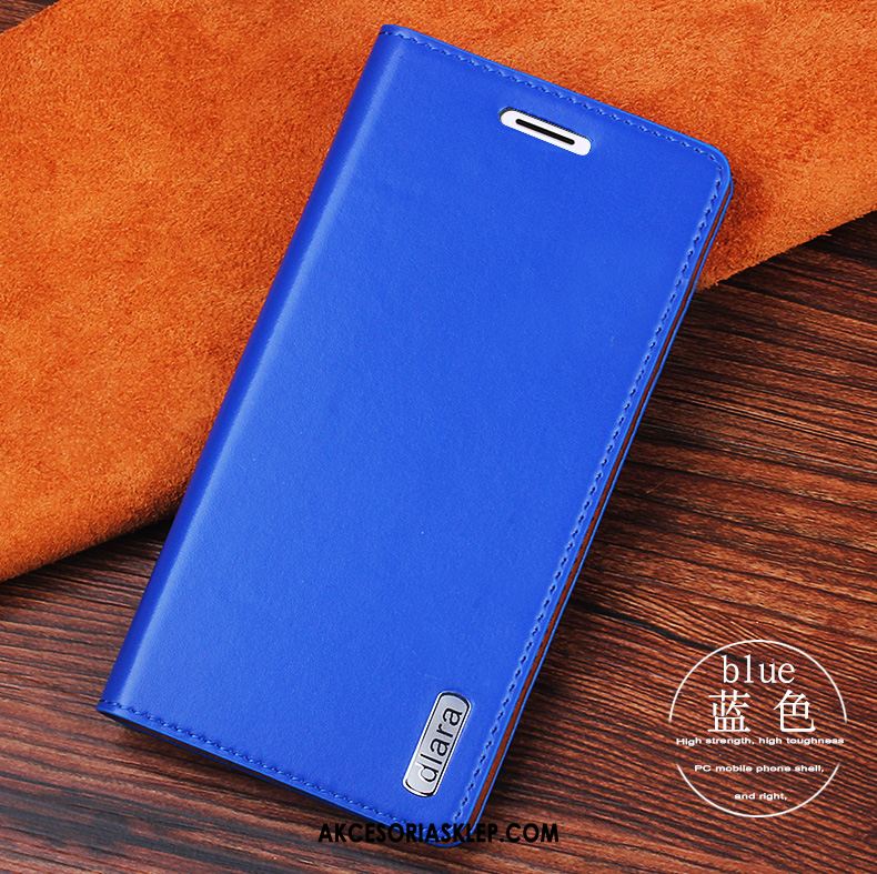 Futerał Xiaomi Redmi 5 Plus Telefon Komórkowy Mały Skórzany Futerał Niebieski Ochraniacz Obudowa Sklep