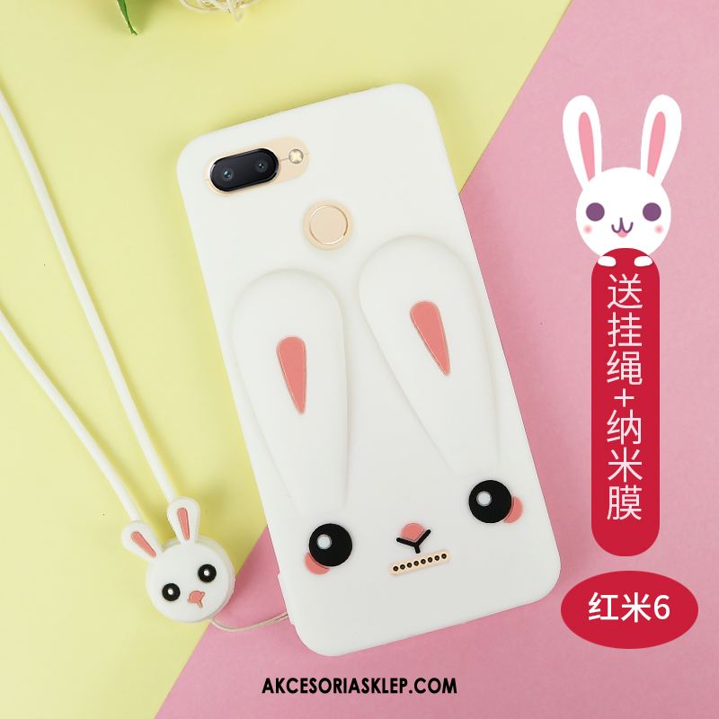 Futerał Xiaomi Redmi 6 Tendencja Anti-fall Silikonowe Mały Bunny Pokrowce Tanie