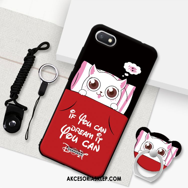 Futerał Xiaomi Redmi 6a Miękki All Inclusive Czerwony Telefon Komórkowy Różowe Etui Na Sprzedaż