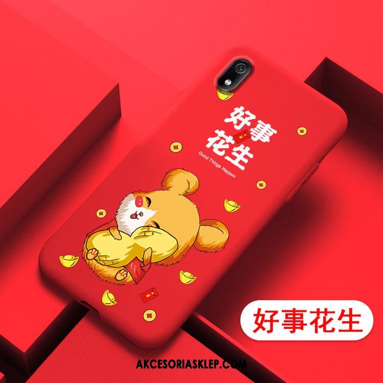 Futerał Xiaomi Redmi 7a Czerwony Silikonowe Kreskówka Telefon Komórkowy Mały Pokrowce Sklep