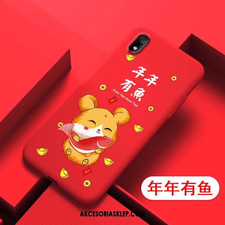 Futerał Xiaomi Redmi 7a Czerwony Silikonowe Kreskówka Telefon Komórkowy Mały Pokrowce Sklep