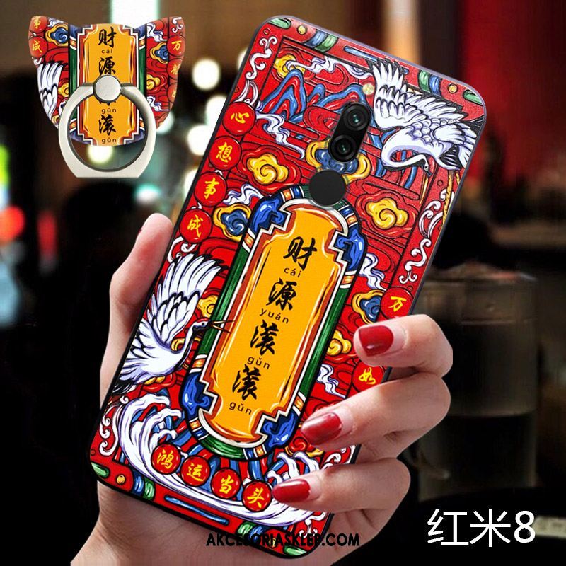 Futerał Xiaomi Redmi 8 Mały Telefon Komórkowy Czerwony Netto Modna Marka Nowy Obudowa Kup