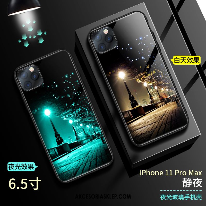Futerał iPhone 11 Pro Max Nowy Osobowość Modna Marka Telefon Komórkowy Szkło Obudowa Tanie