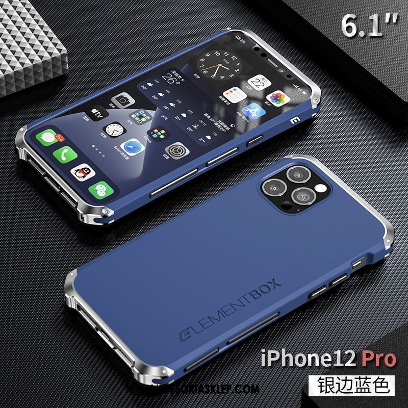 Futerał iPhone 12 Pro All Inclusive Silikonowe Telefon Komórkowy Ochraniacz Niebieski Obudowa Kupię