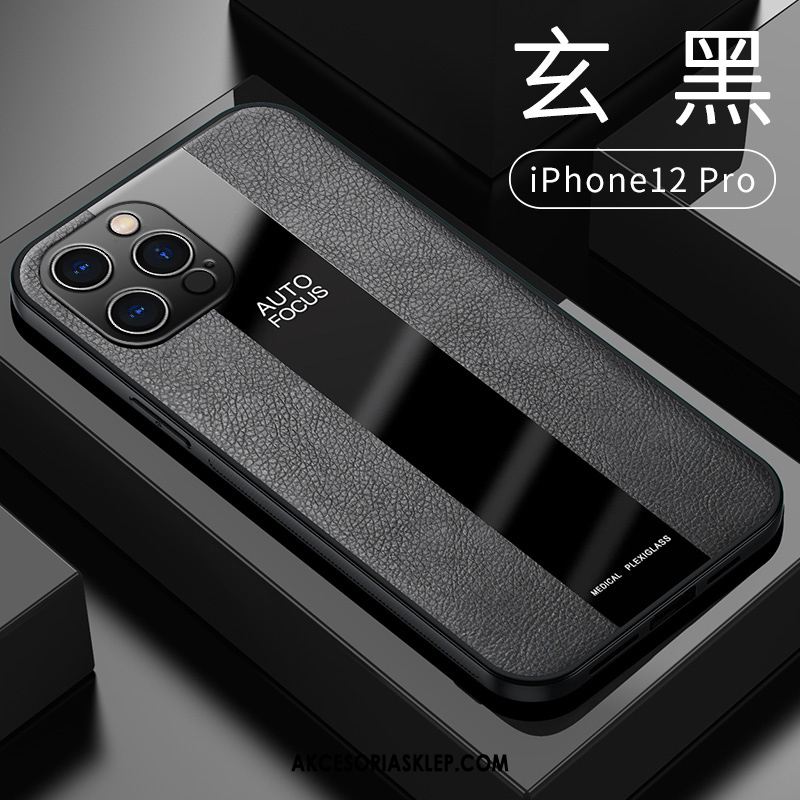 Futerał iPhone 12 Pro Telefon Komórkowy Skórzany Futerał Magnetyzm Ring Cienkie Etui Na Sprzedaż