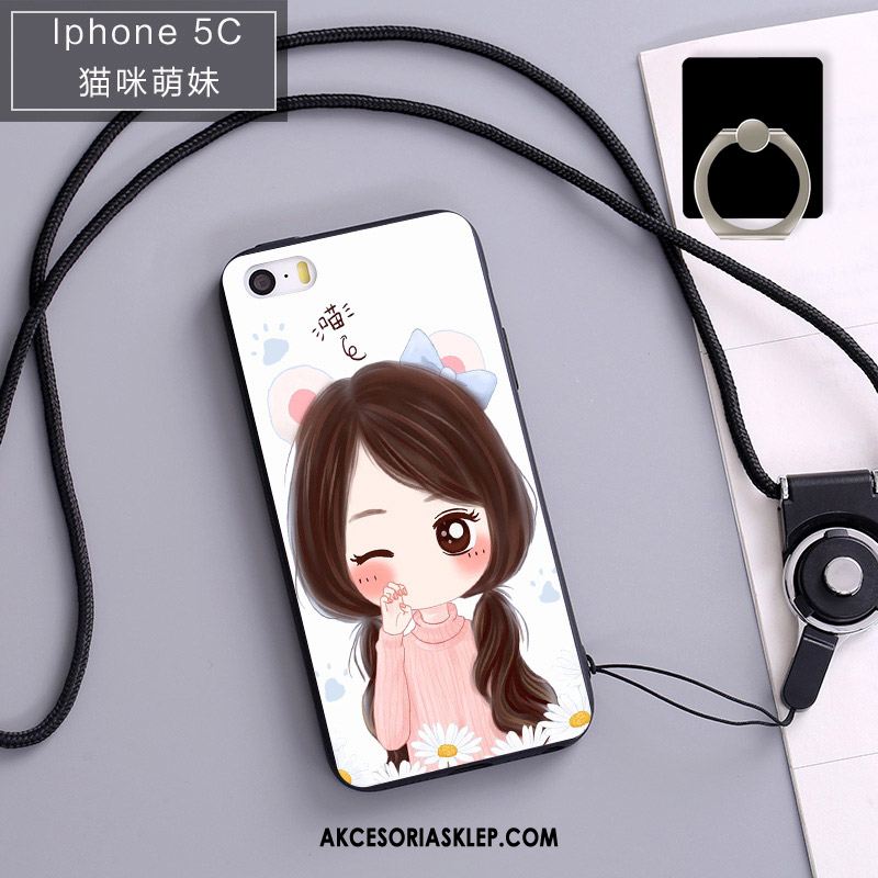 Futerał iPhone 5c Różowe Wiszące Ozdoby Ochraniacz Telefon Komórkowy Silikonowe Etui Sprzedam