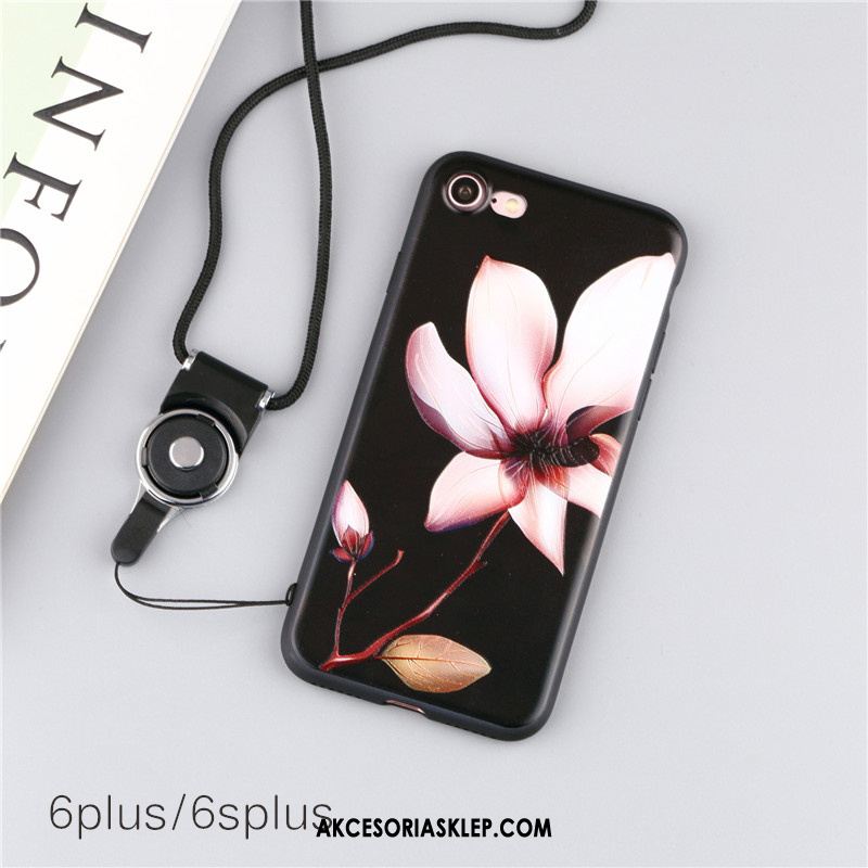Futerał iPhone 6 / 6s Plus Miękki Biały Wiszące Ozdoby Chiński Styl Kwiaty Pokrowce Sklep