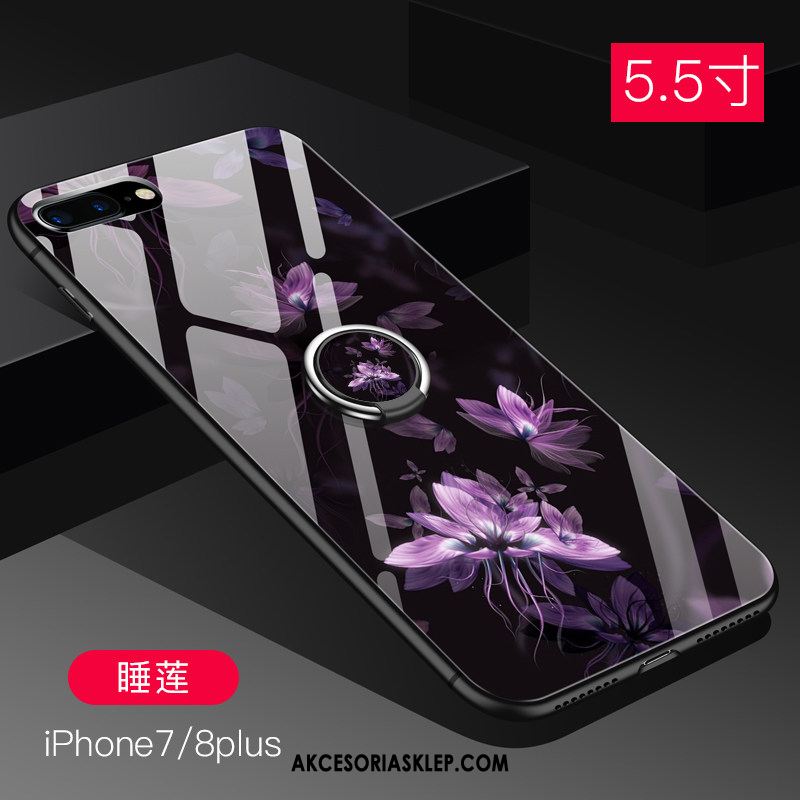 Futerał iPhone 8 Plus All Inclusive Cienkie Silikonowe Szkło Purpurowy Etui Kupię