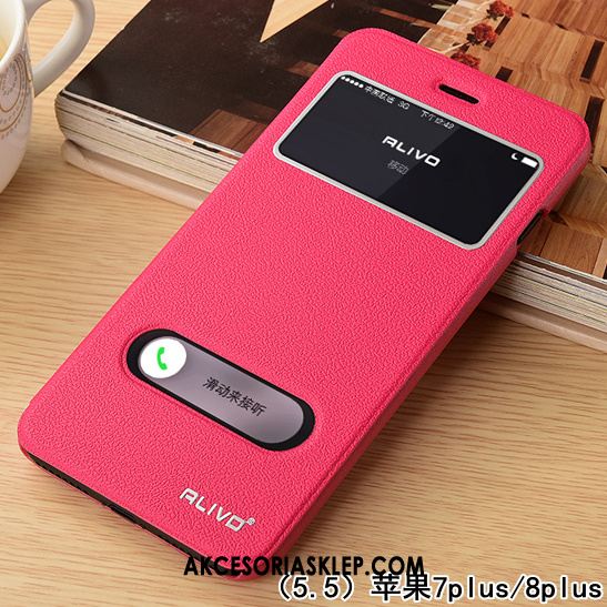 Futerał iPhone 8 Plus Nubuku Anti-fall Czarny Trudno Telefon Komórkowy Etui Na Sprzedaż