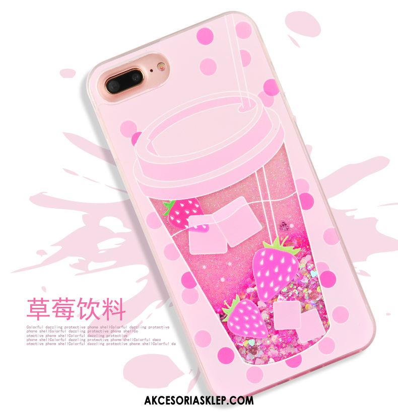 Futerał iPhone 8 Plus Quicksand Kreatywne Piękny Nowy Różowe Pokrowce Dyskont