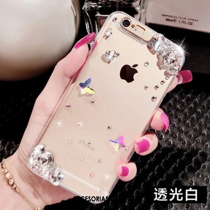 Futerał iPhone Se Rhinestone Luksusowy Kreatywne Telefon Komórkowy Przezroczysty Etui Tanie