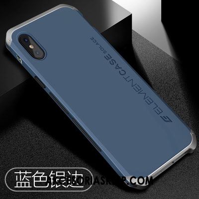 Futerał iPhone X Czarny Metal Ochraniacz Niebieski Telefon Komórkowy Pokrowce Sprzedam