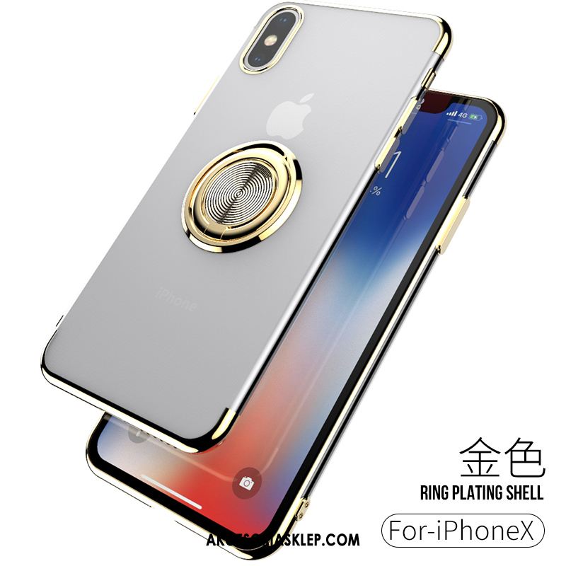 Futerał iPhone X Nowy Telefon Komórkowy All Inclusive Czerwony Ring Pokrowce Na Sprzedaż