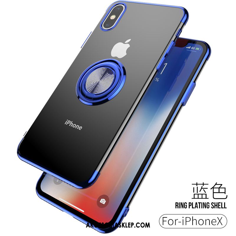 Futerał iPhone X Nowy Telefon Komórkowy All Inclusive Czerwony Ring Pokrowce Na Sprzedaż