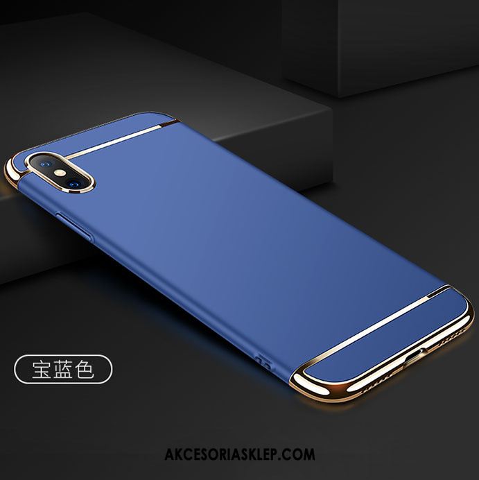 Futerał iPhone X Nubuku All Inclusive Plastikowy Ochraniacz Niebieski Etui Kup
