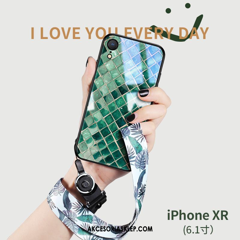 Futerał iPhone Xr All Inclusive Szkło Nowy Zielony Silikonowe Pokrowce Tanie