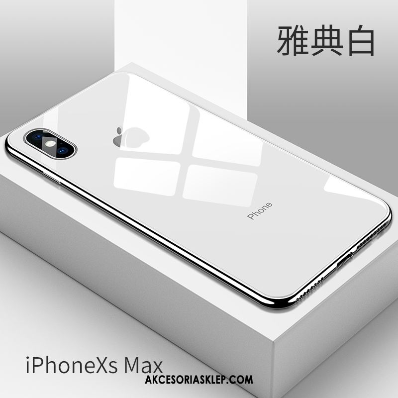 Futerał iPhone Xs Max Telefon Komórkowy Biały Modna Marka All Inclusive Anti-fall Obudowa Sklep
