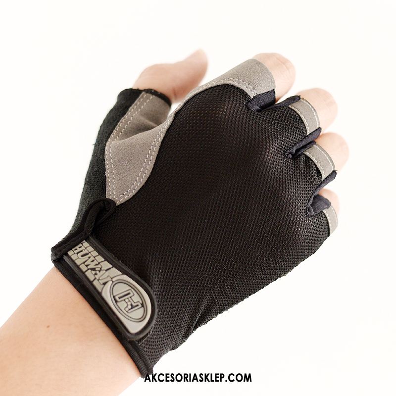 Rękawiczki Męskie Ochrona Przed Słońcem Antypoślizgowe Training Fitness Instrumenty Tanie
