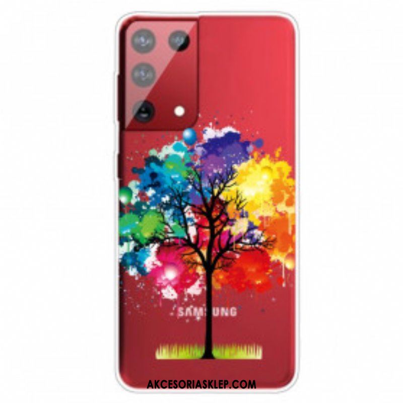 Etui do Samsung Galaxy S21 Ultra 5G Akwarela Drzewo