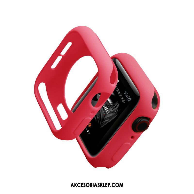 Futerał Apple Watch Series 1 Modna Marka Cienkie Ochraniacz Silikonowe Czerwony Sklep