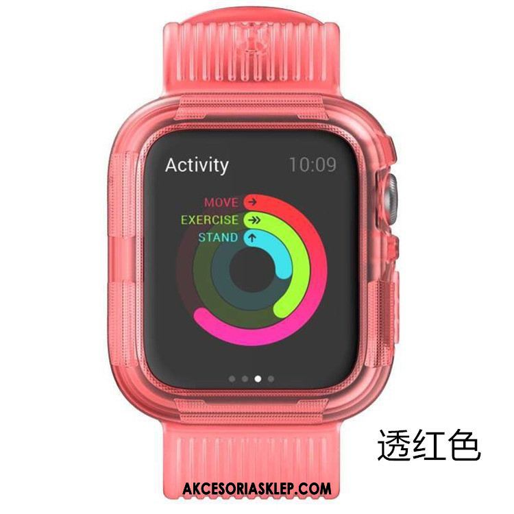 Futerał Apple Watch Series 5 Ochraniacz Sportowe Pancerz Różowe Silikonowe Pokrowce Oferta