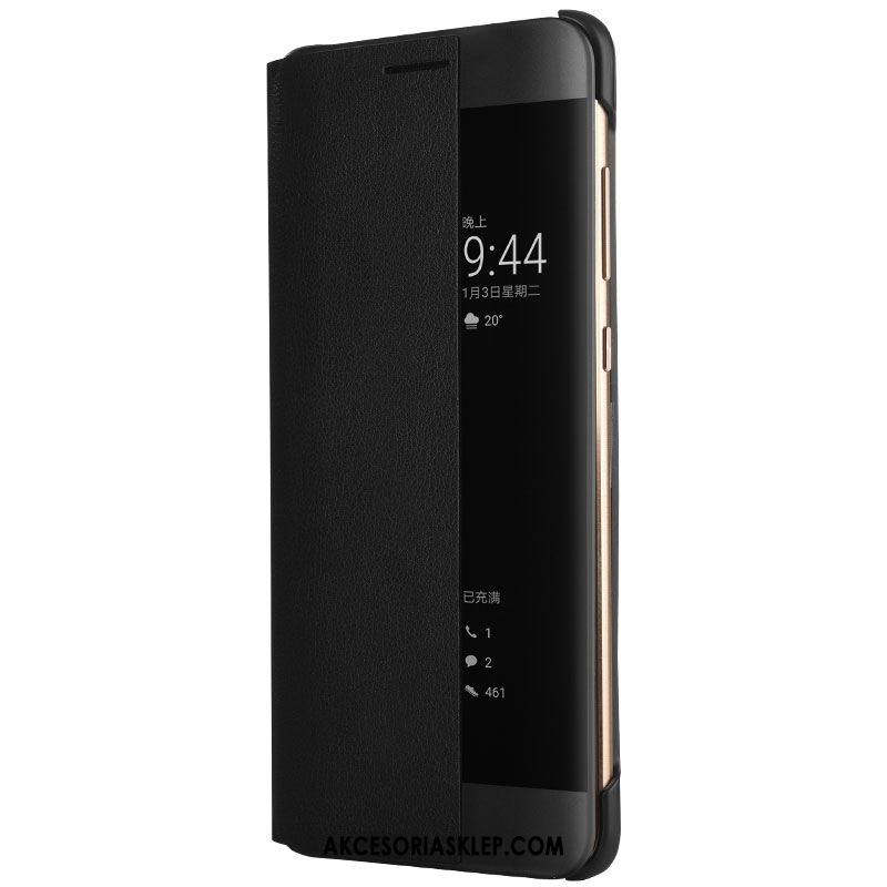 Futerał Huawei Mate 10 Pro Telefon Komórkowy Klapa Czarny Skórzany Futerał Obudowa Sklep