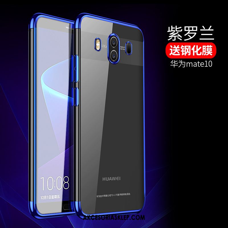 Futerał Huawei Mate 10 Telefon Komórkowy Przezroczysty Szkło Hartowane Niebieski Filmy Obudowa Sprzedam