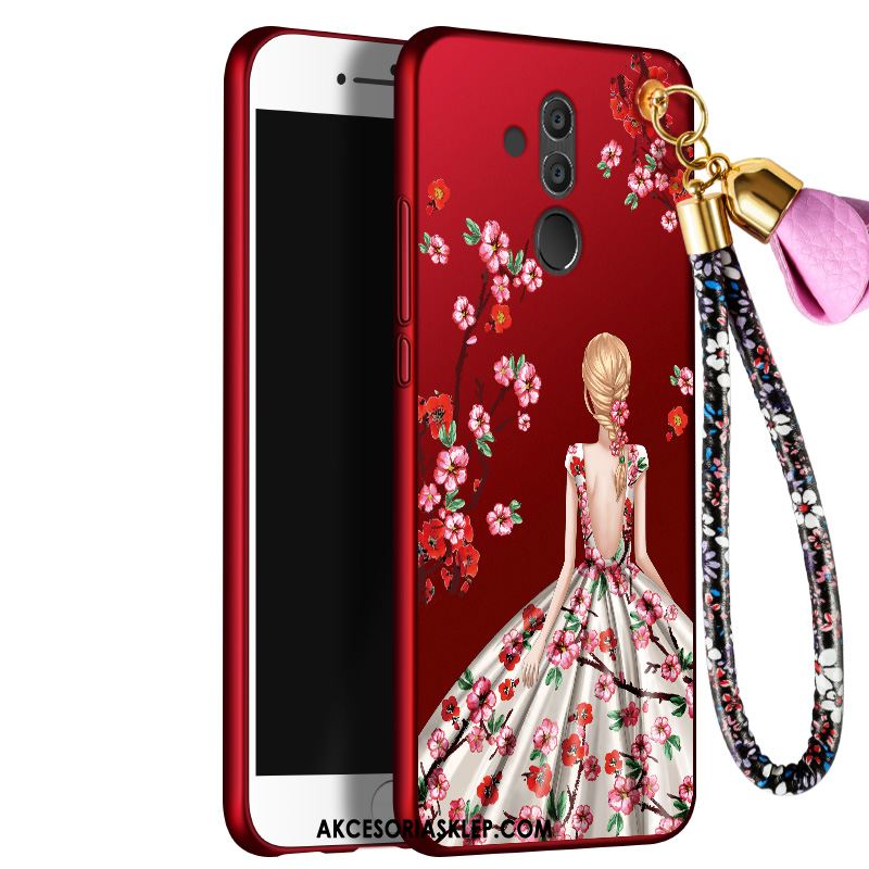 Futerał Huawei Mate 20 Lite Miękki Anti-fall Filmy Telefon Komórkowy Czerwony Pokrowce Tanie