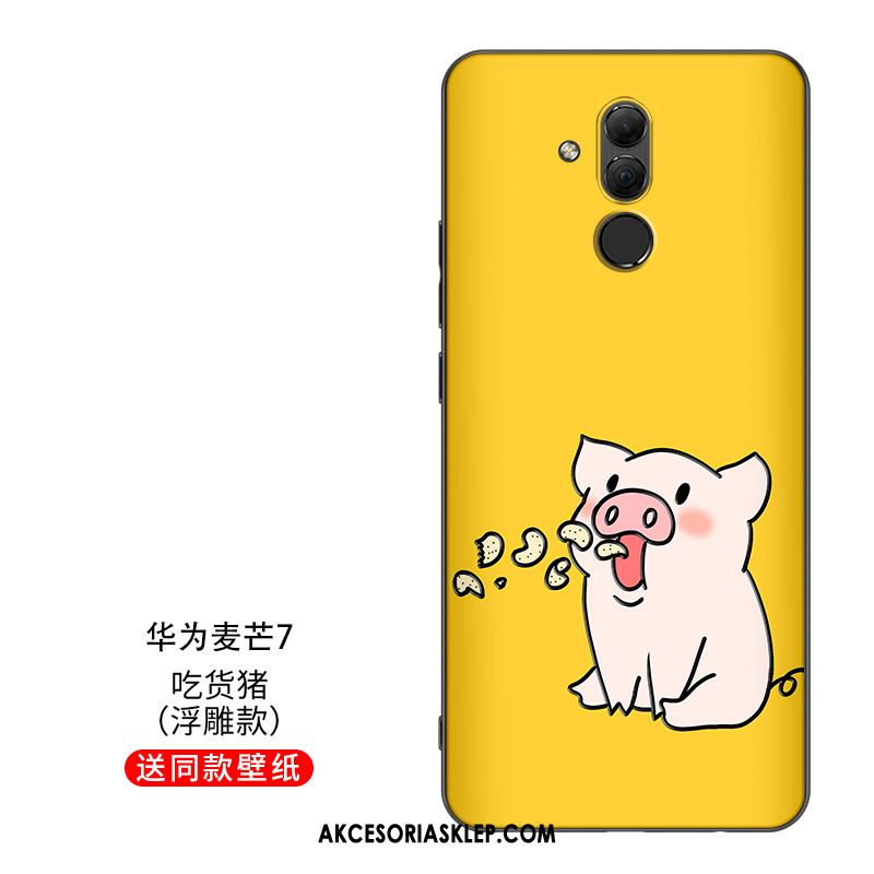 Futerał Huawei Mate 20 Lite Piękny Kreatywne Tendencja Silikonowe Żółty Pokrowce Online