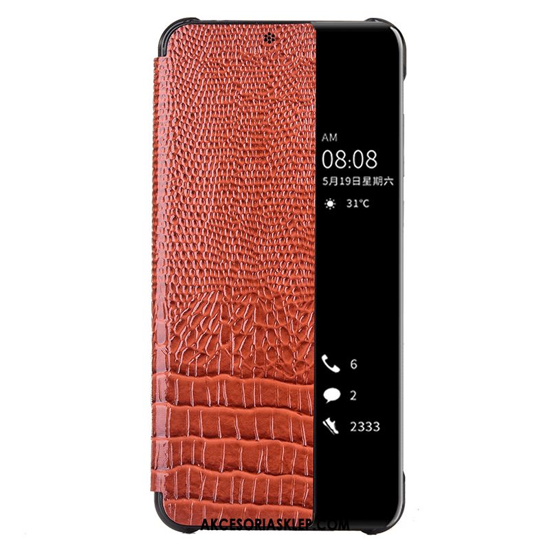 Futerał Huawei Mate 20 Pro Skórzany Futerał Ochraniacz Telefon Komórkowy Prawdziwa Skóra Obudowa Na Sprzedaż