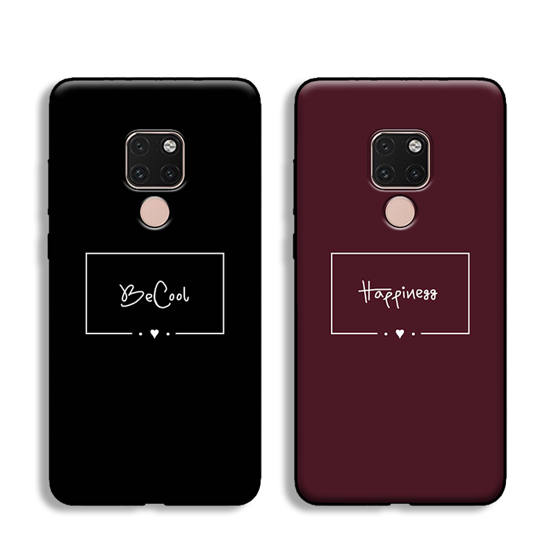 Futerał Huawei Mate 20 X Alfabet Nubuku Tendencja Telefon Komórkowy Silikonowe Obudowa Online