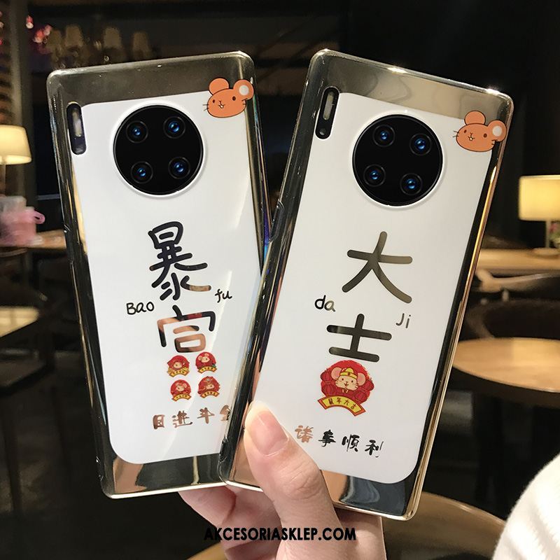 Futerał Huawei Mate 30 Biały Telefon Komórkowy Duży Anti-fall Czerwony Netto Etui Kup