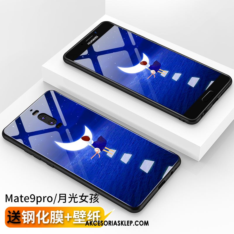 Futerał Huawei Mate 9 Pro Czerwony Netto Kreatywne Anti-fall Silikonowe All Inclusive Etui Tanie