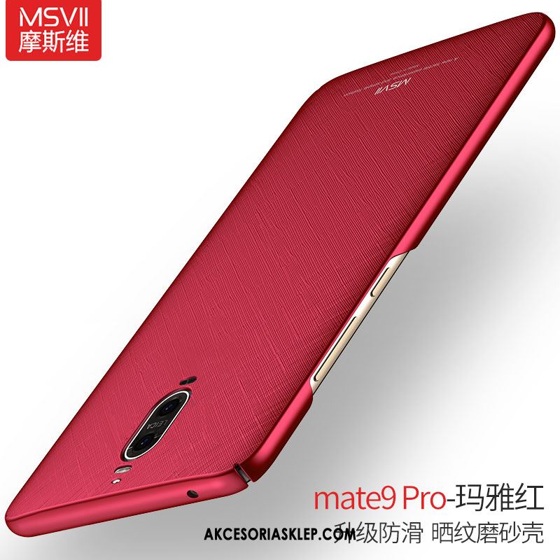 Futerał Huawei Mate 9 Pro Czerwony Telefon Komórkowy Nubuku Czarny Etui Tanie